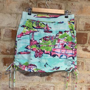 Crown & Ivy bright Mediterranean skort Size PS